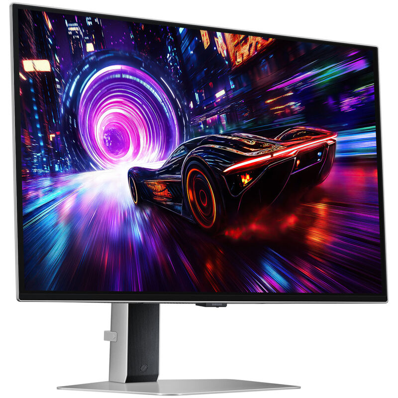 Baksiden av Samsung Odyssey OLED G8 G81SF gamingskjerm
