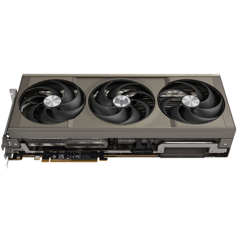 Sideprofil av Sapphire Nitro+ Radeon RX 9070 Gaming OC grafikkort