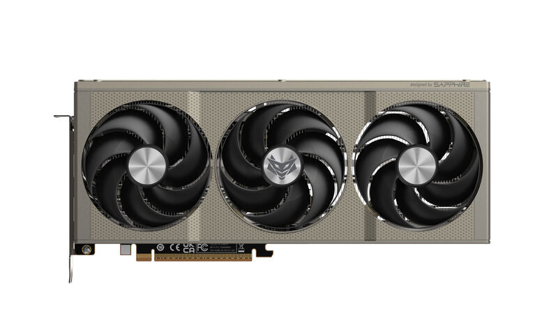 Sapphire Nitro+ RX 9060 XT Gaming OC grafikkort montert i PC
