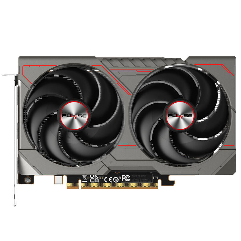 Detalj av Sapphire Pulse RX 9060 XT Gaming grafikkort vifter