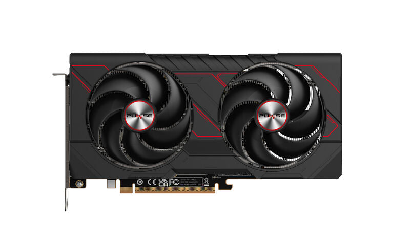 Sapphire Pulse RX 9060 XT Gaming OC grafikkort montert i PC