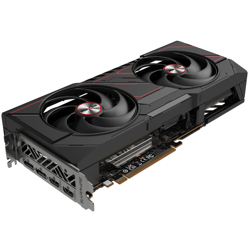 Sapphire Pulse RX 9070 Gaming grafikkort bakside