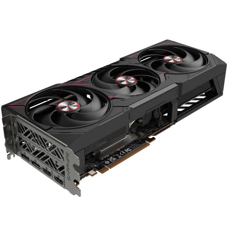 Sapphire Pulse RX 9070 XT Gaming grafikkort bakside