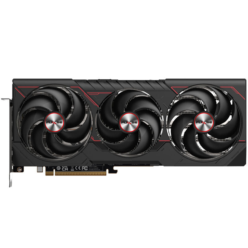 Montert Sapphire Pulse RX 9070 XT Gaming grafikkort i PC