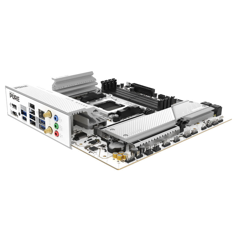 Visning av M.2-spor på Sapphire Pure B850M WiFi