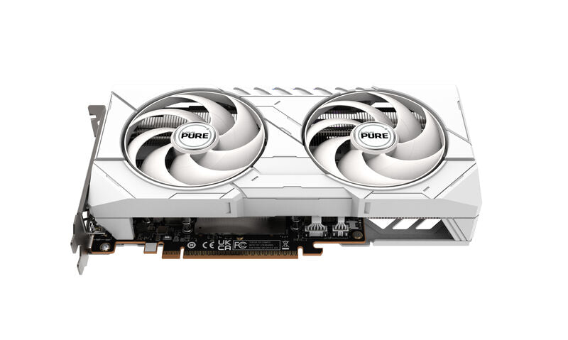 Sideprofil av Sapphire Pure RX 9060 XT Gaming OC grafikkort