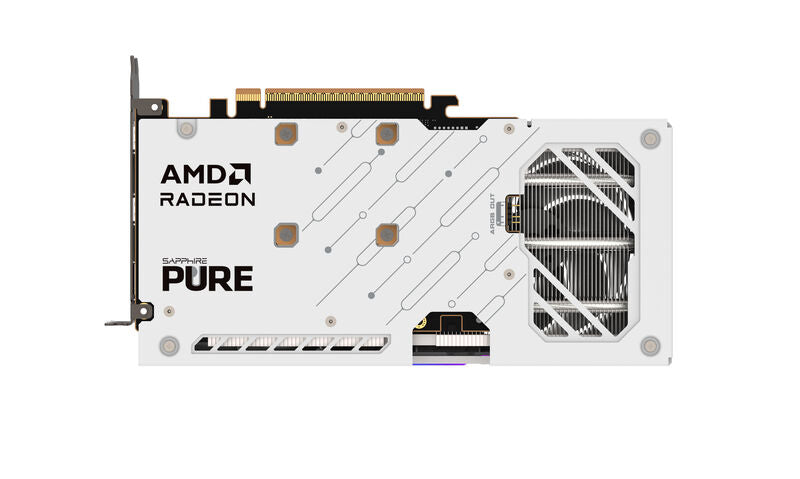 Displayporter på Sapphire Pure RX 9060 XT Gaming OC grafikkort
