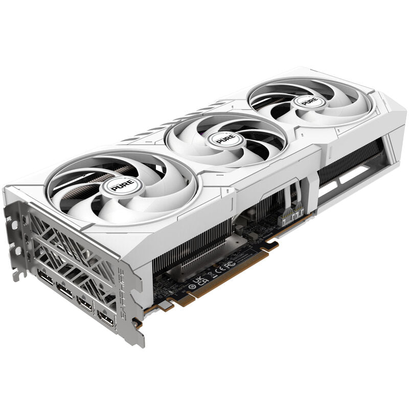 Sapphire Pure RX 9070 XT Gaming OC grafikkort bakside