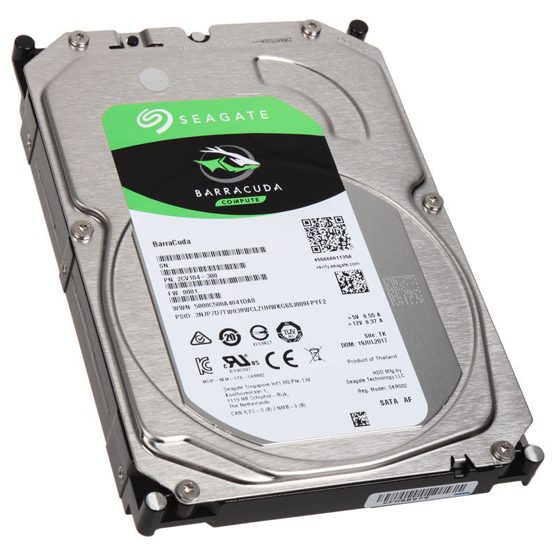 Seagate BarraCuda 3,5" harddisk 4 TB foran