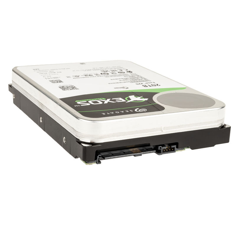 Seagate Exos X20 harddisk 20 TB 3,5 tommer bakside