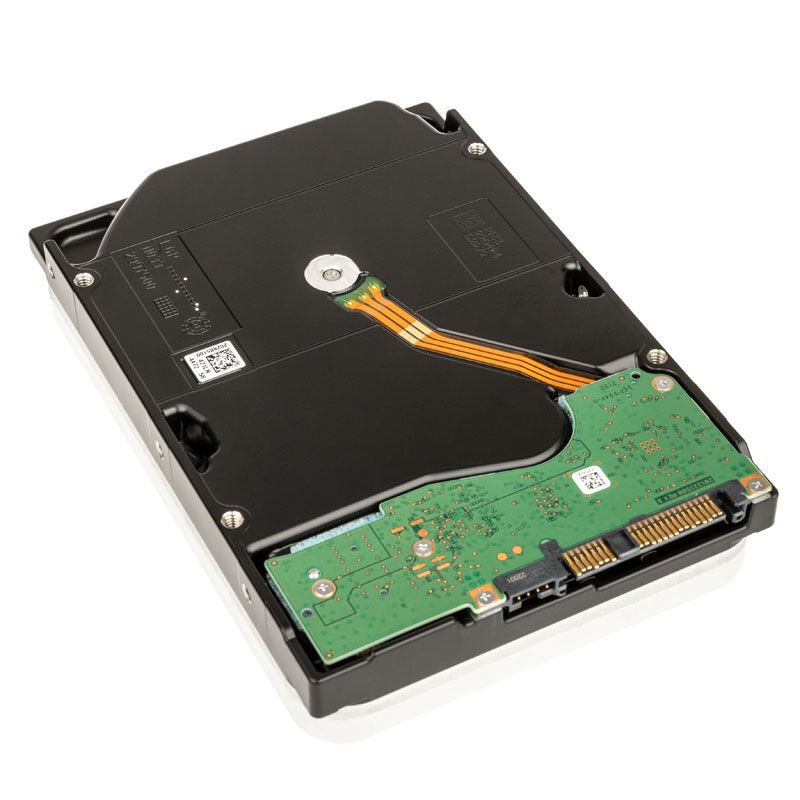 Seagate Exos X20 harddisk 20 TB 3,5 tommer nærbilde av etikett