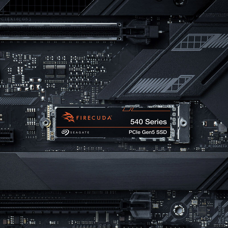 Seagate FireCuda 540 NVMe SSD 2 TB PCIe 5.0 emballasje