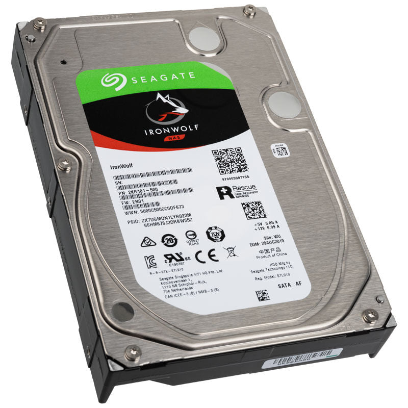 Seagate IronWolf NAS harddisk 8 TB 3,5" SATA forfra