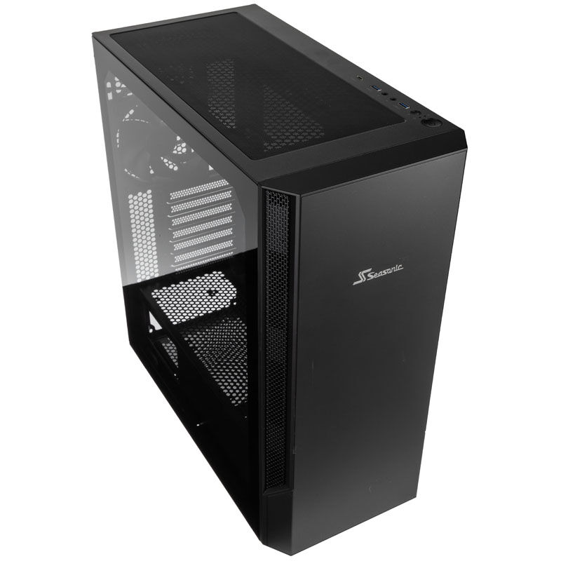 Seasonic Arch Q503 kabinett midtårn bakside med tilkoblinger