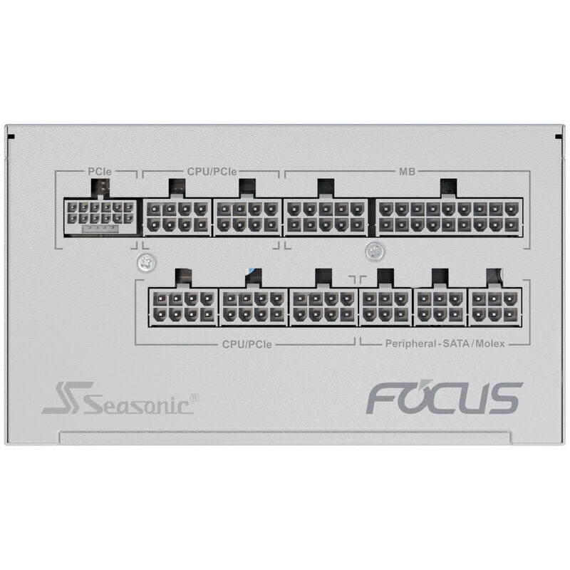 Seasonic Focus GX strømforsyning 850 W hvit med kabler