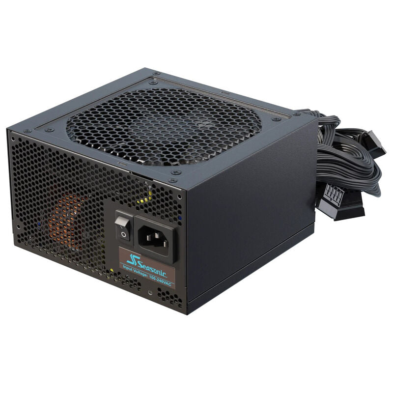 Seasonic G12 GC strømforsyning 650 W 80 PLUS Gold svart forfra