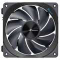 Seasonic MagFlow 1225 PWM vifte 120 mm svart forfra