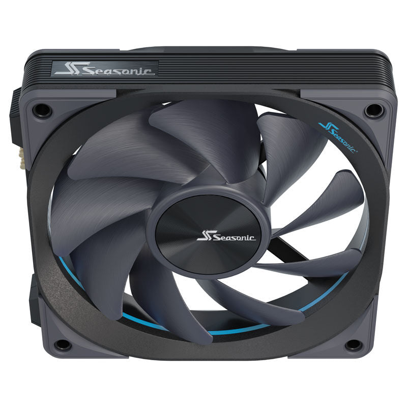 Detalj av Seasonic MagFlow 1225 PWM vifte 120 mm svart