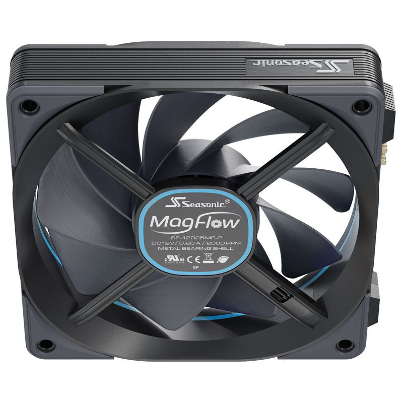 Seasonic MagFlow 1225 PWM vifte 120 mm montert i PC