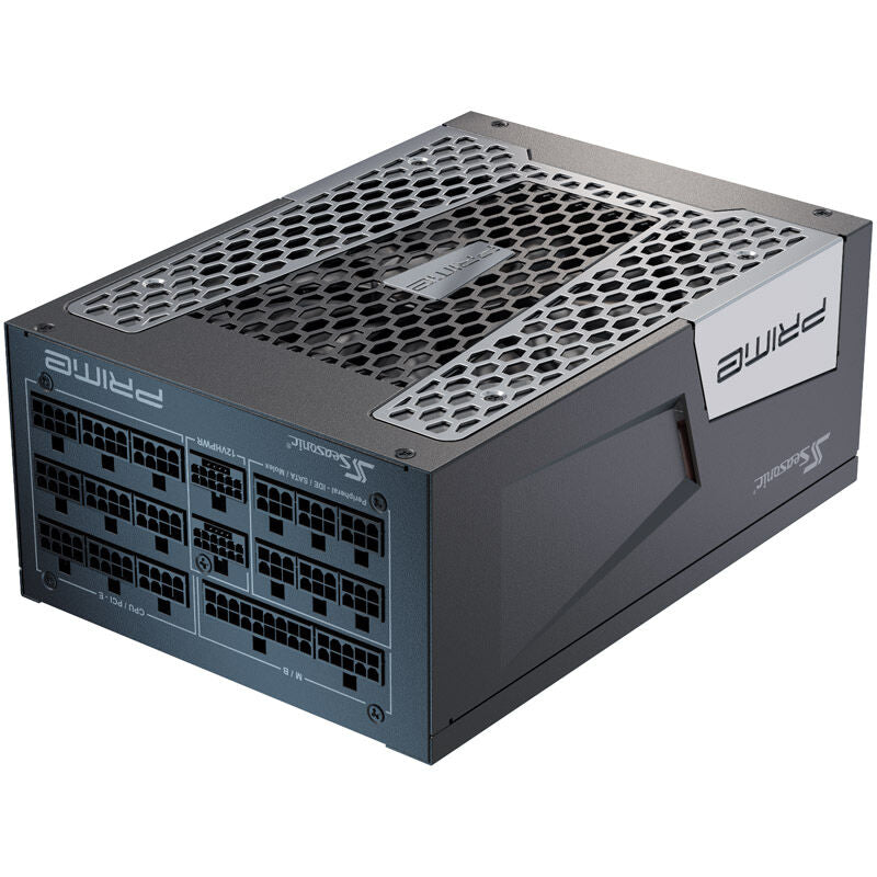 Detaljbilde av Seasonic Prime TX-1600 strømforsyning