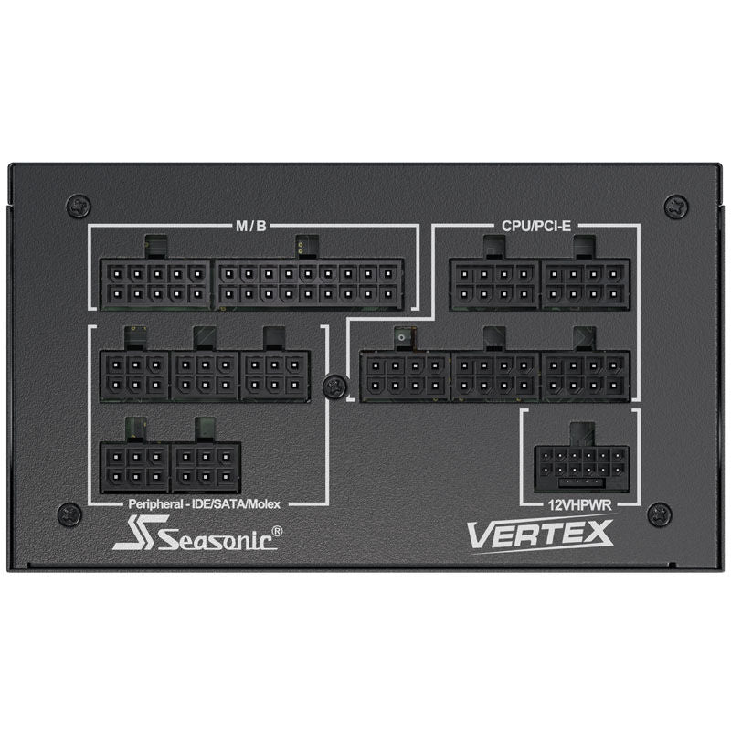Seasonic Vertex PX strømforsyning kabeltilkoblinger
