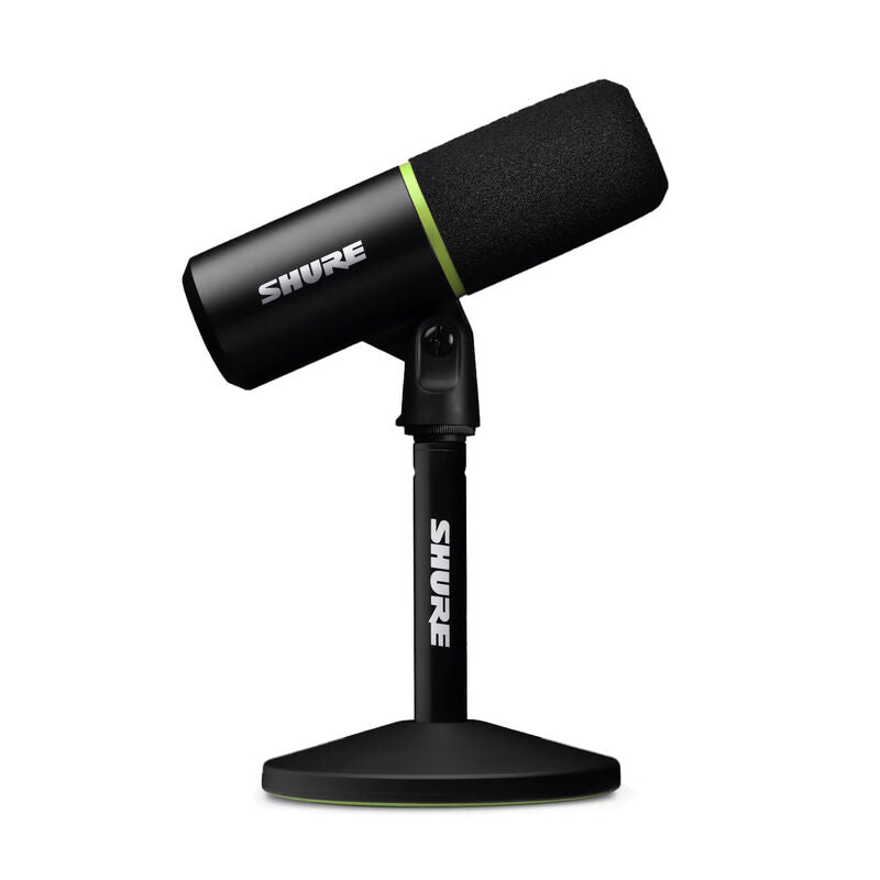 Shure MV6 USB gamingmikrofon USB-C dynamisk svart forfra