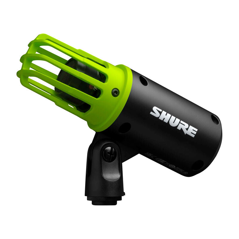 Montert Shure MV6 USB gamingmikrofon USB-C dynamisk svart på skrivebord