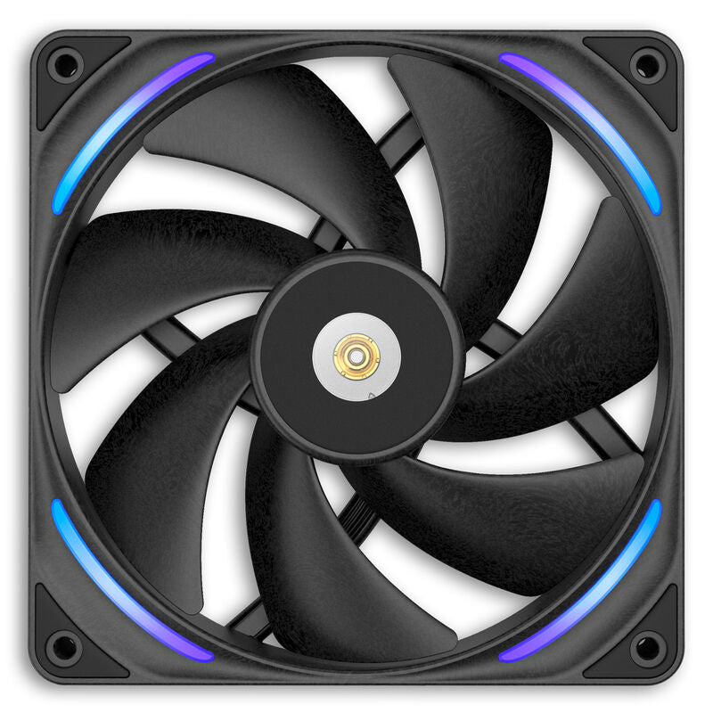 Sidevisning av NZXT F140X RGB kabinettvifte 140 mm