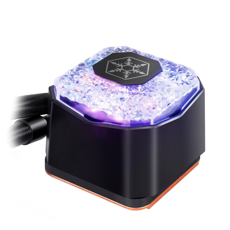 SilverStone IceGem 360 AIO vannkjøling 360 mm ARGB bakside