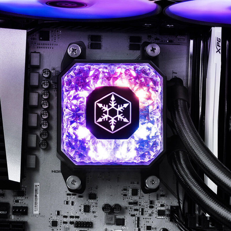 SilverStone IceGem 360 AIO vannkjøling 360 mm ARGB pakkeinnhold