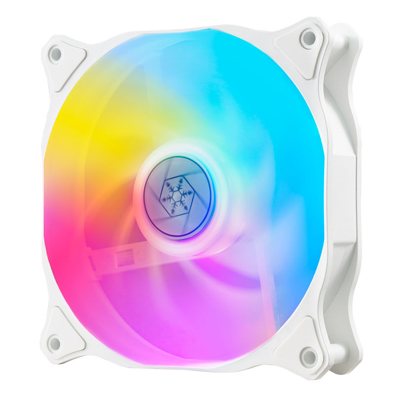 SilverStone Air Blazer 120RW vifte 120 mm ARGB hvit bakside