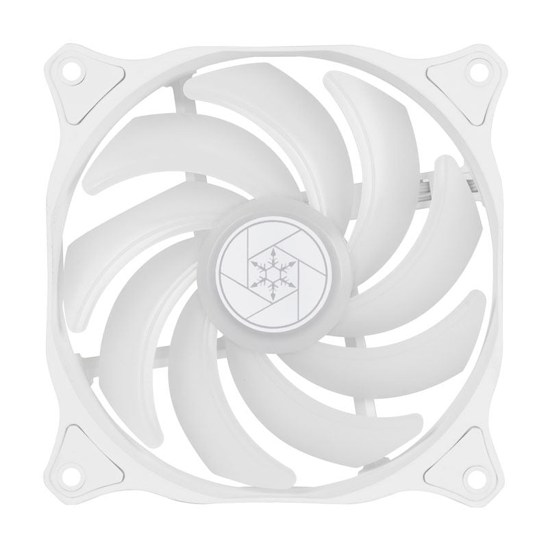 SilverStone Air Blazer 120RW vifte 120 mm ARGB hvit detalj av blader