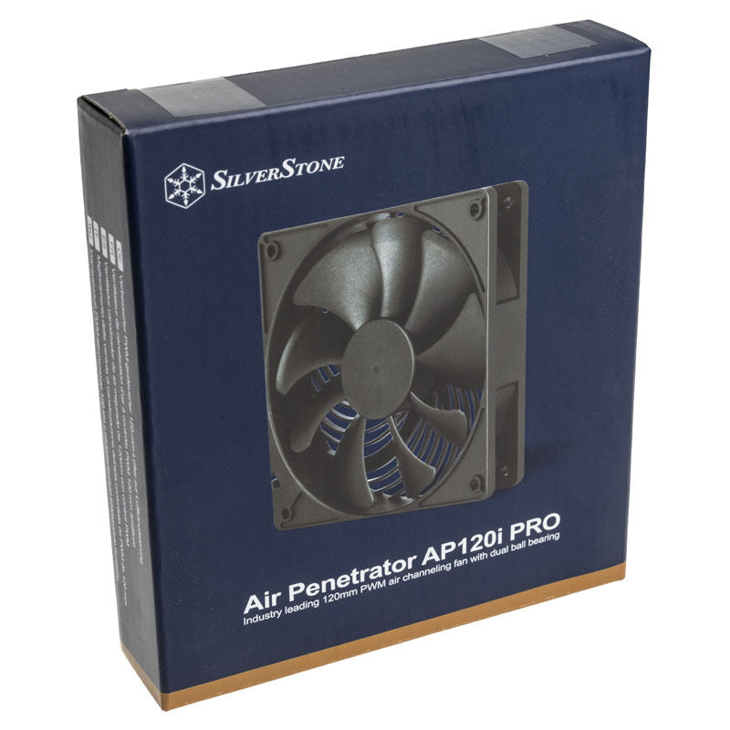 Nærbilde av SilverStone Air Penetrator 120i Pro vifte ramme
