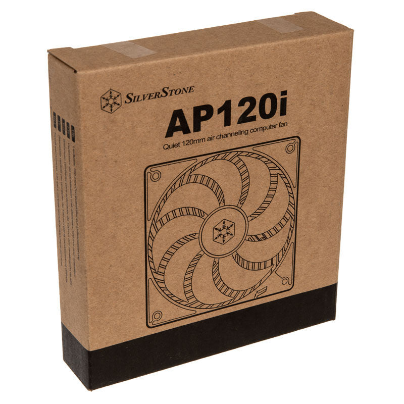 Montert SilverStone Air Penetrator 120i vifte 120 mm svart i PC