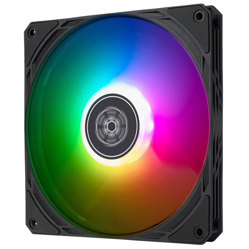 SilverStone Air Slimmer AS140B-ARGB vifte 140 mm PWM svart forfra
