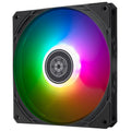 SilverStone Air Slimmer AS140B-ARGB vifte 140 mm PWM svart forfra