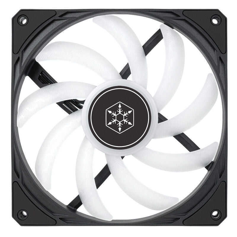 SilverStone Air Slimmer AS140B-ARGB vifte 140 mm PWM svart bakside