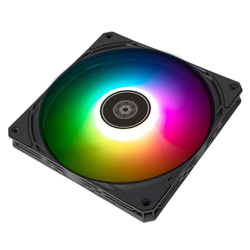 SilverStone Air Slimmer AS140B-ARGB vifte 140 mm PWM svart montert i PC