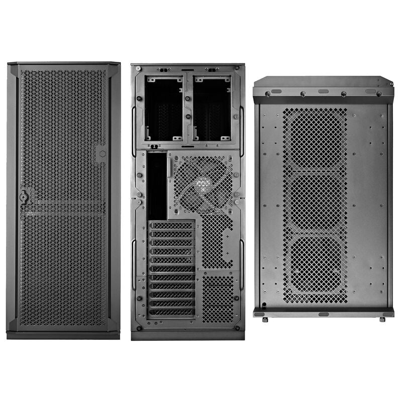 SilverStone ALTA D1 serverkabinett svart bakside