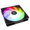SilverStone AP184i-ARGB vifte 180 mm PWM ARGB svart forfra