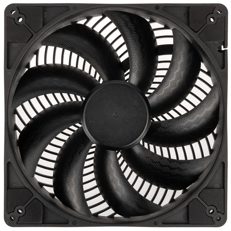SilverStone AP184i-PRO vifte 180 mm PWM RGB svart bakside