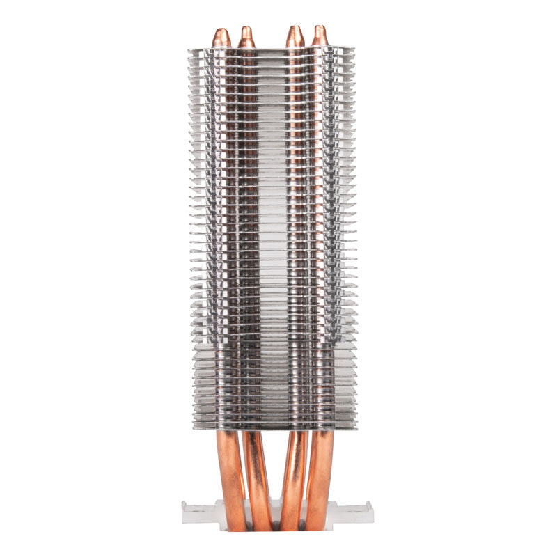 Nærbilde av SilverStone AR12-TUF CPU-kjøler ARGB 120 mm PWM vifte