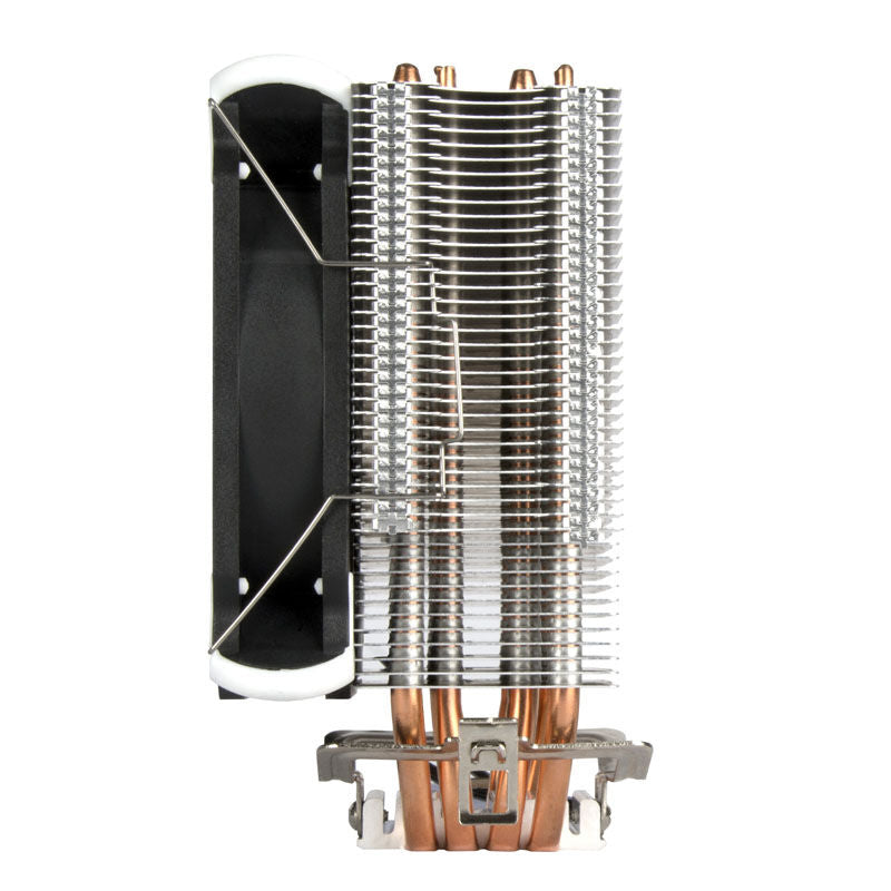 Detalj av SilverStone Argon CPU-kjøler RGB 120 mm PWM heatpipes