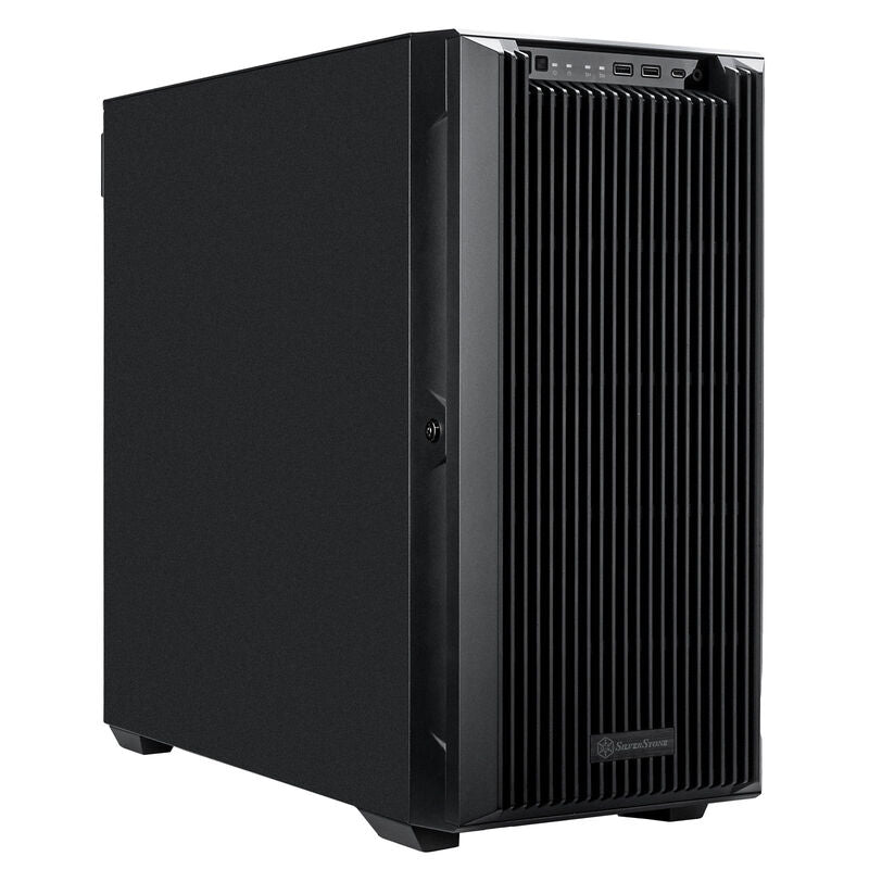SilverStone CS383 NAS-kabinett 8-Bay Hot-Swap svart forfra