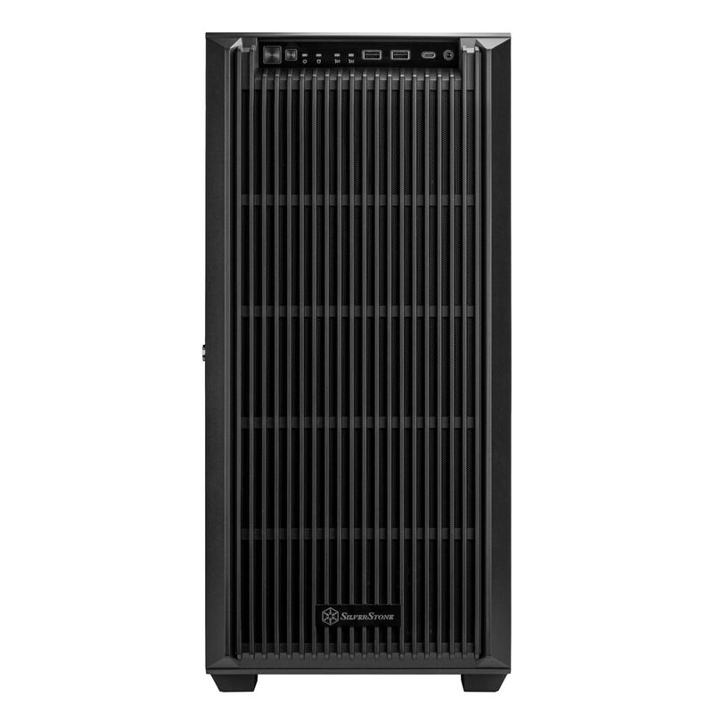 Montert SilverStone CS383 NAS-kabinett 8-Bay Hot-Swap svart med harddisker