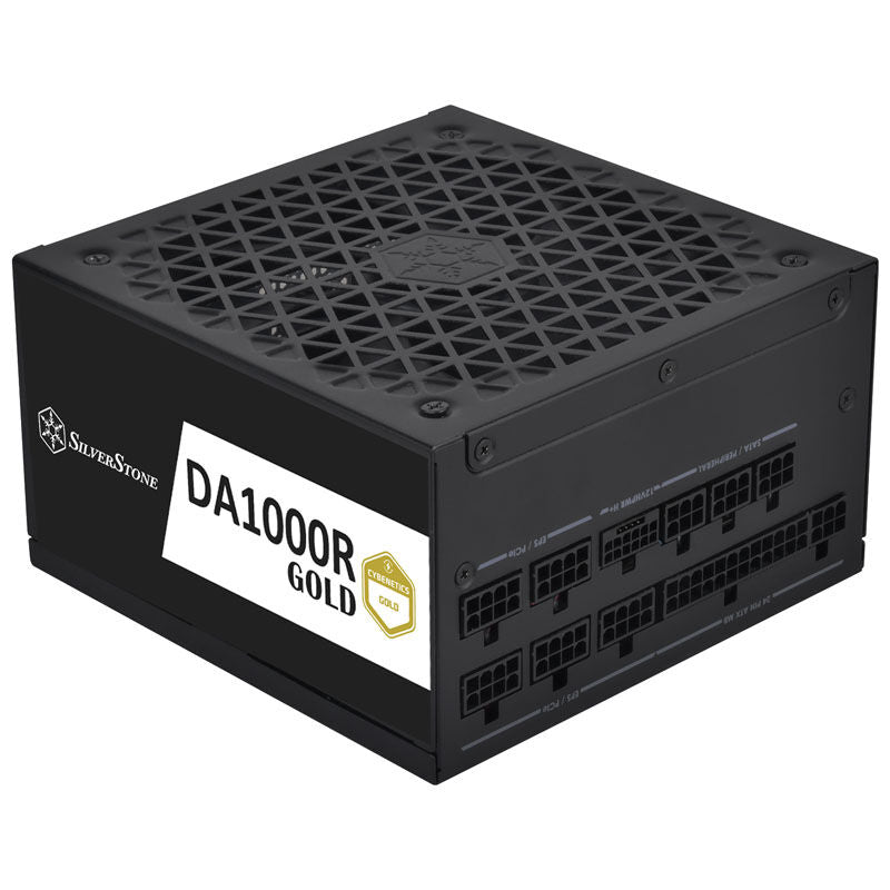 SilverStone DA1000R Gold bakside med tilkoblinger