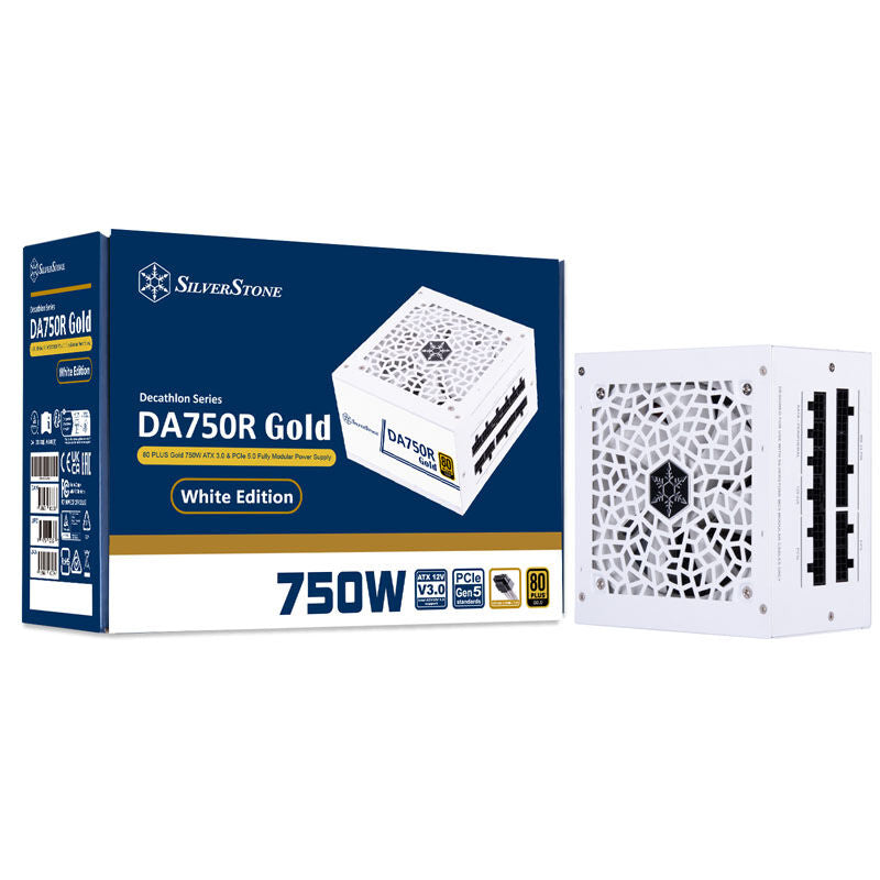 SilverStone DA750R-GMA strømforsyning 750 W ATX 3.0 80 PLUS Gold - SilverStone