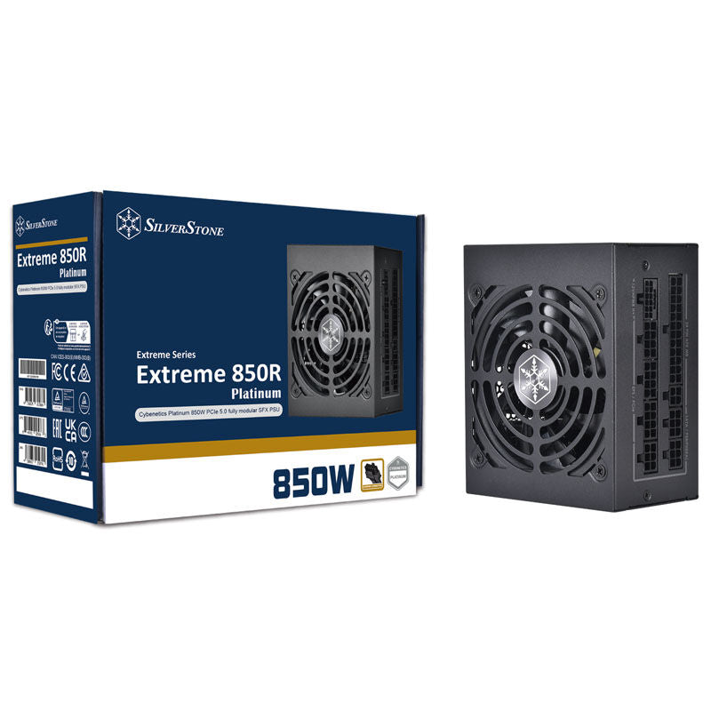 Oversikt SilverStone EX850R-PM Extreme SFX strømforsyning
