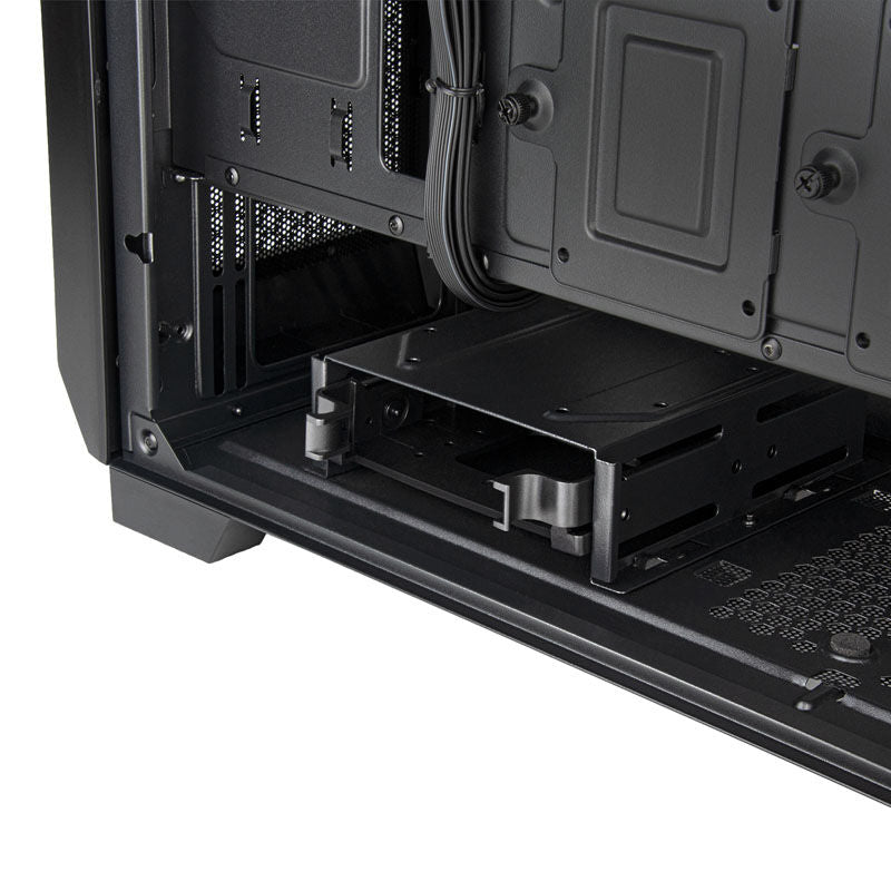SilverStone FARA 312 Micro-ATX kabinett herdet glass svart RGB lys