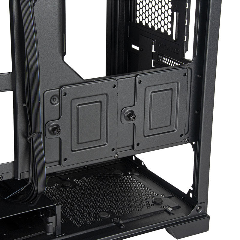 SilverStone FARA 312 Micro-ATX kabinett herdet glass svart sidepanel
